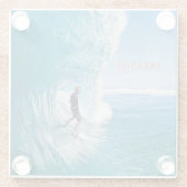 サーフサーフィンサーファー ガラスコースター (裏面)