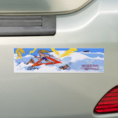 サーフザバミューダトライアングルバンパーステッカー バンパーステッカー (車上)