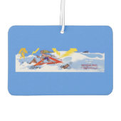 サーフザバミューダトライアングル車の空気清浄機 カーエアーフレッシュナー (裏面)