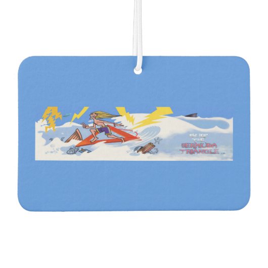 サーフザバミューダトライアングル車の空気清浄機 カーエアーフレッシュナー (正面)