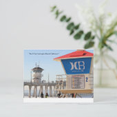 サーフシティハンチントンビーチカリフォルニア ポストカード (スタンド正面)