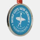 サーフシティ（サーファー） メタルオーナメント (右)
