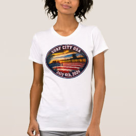 サーフシティUSA 7月4日 2026年 Tシャツ