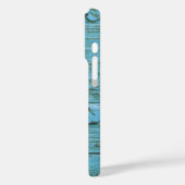 サーフシャックハワイアンウフェイクッドターコイズ  Case-Mate iPhoneケース (裏面 / 左)