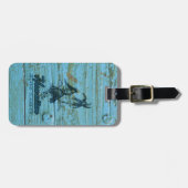 サーフシャックハワイアンウフェイクッド ラゲッジタグ (正面横)