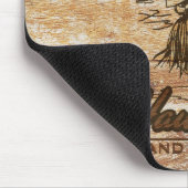 サーフシャックハワイアンフェイクウッド マウスパッド (コーナー)