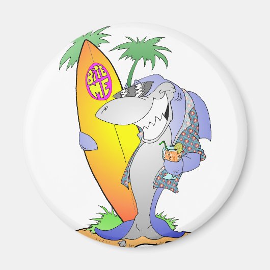 サーフシャーク マグネット (正面)