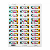 サーフショップサーフィン海ビーチサーフボードパームツリー ラベル (フルシート)