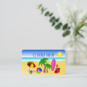 サーフショップ名刺 名刺 (スタンド正面)
