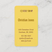 サーフショップ名刺 名刺 (裏面)