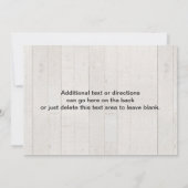 サーフスアップビーチパーティーサーフボードサーフィン招待状 招待状 (裏面)