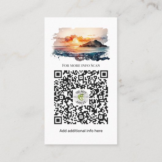 サーフスクールビーチ – ウォータースポーツインストラクター 名刺 (裏面)