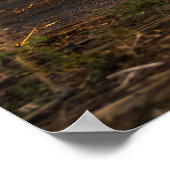 サーフスケーターのトレーニングサーフィン移動 ポスター (角)