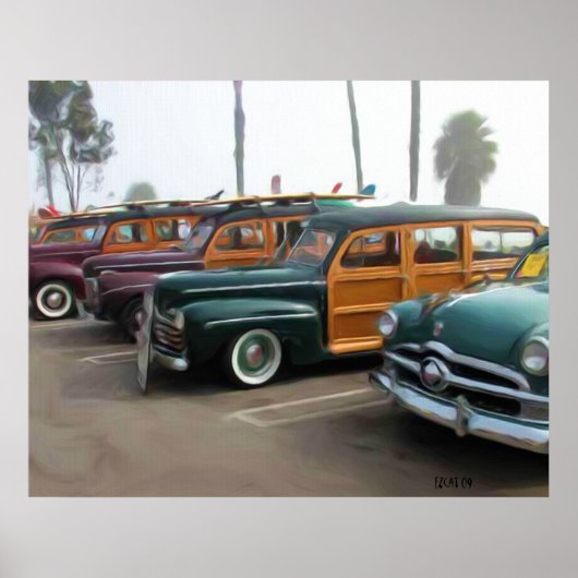 サーフズアップアートプリント ポスター (正面)