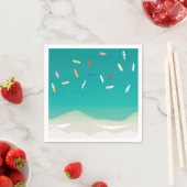 サーフズアップサマービーチパーティーペーパーナプキン スタンダードカクテルナプキン (インサイチュ)