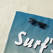 サーフズアップサーフボードオンビーチ ビーチタオル (インサイチュ)