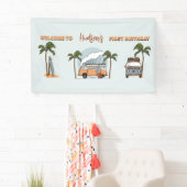 サーフズアップザビッグワンサーフファースト誕生日 横断幕 (インサイチュ)