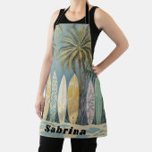 サーフズアップパステルスタイル パーソナライズされた エプロン (インサイチュ)