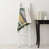 サーフズアップパステルスタイル パーソナライズされた シェルパブランケット (インサイチュ)