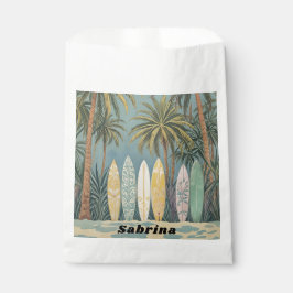 サーフズアップパステルスタイル パーソナライズされた フェイバーバッグ