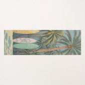 サーフズアップパステルスタイル パーソナライズされた ヨガマット (裏面(横))