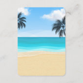 サーフズアップベビー – ベビーシャワー エンクロージャーカード (裏面)