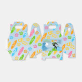 サーフズアップボーイバースデーパーティー フェイバーボックス (折り畳みなし)