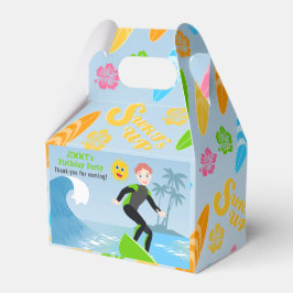 サーフズアップボーイバースデーパーティー フェイバーボックス