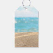 サーフズアップヴィンテージフローラベビーシャワー ギフトタグ (裏面)