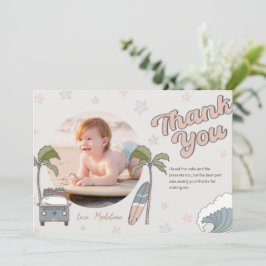 サーフズアップ海誕生日サンキューカード 招待状