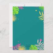 サーフズアップ誕生日招待状 招待状 (裏面)