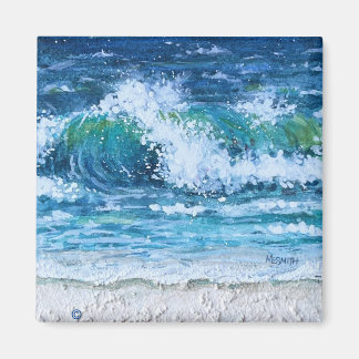 「サーフズアップ」マグネット© Mary E Smith マグネット