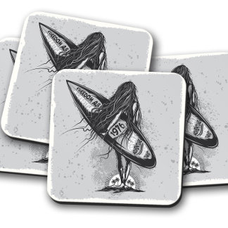 サーフハワイサーファーサマー | ヴィンテージサーファー女子 コースター