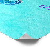 サーフハワイサーフボード – サーフィンはライフ ポスター (角)