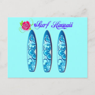 サーフハワイサーフボード ポストカード