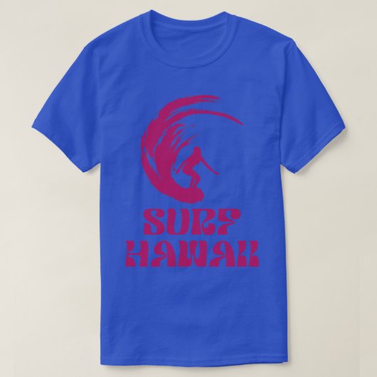サーフハワイHibiscus Tシャツ (デザイン正面)