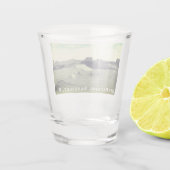 サーフバッシング、ウォーレンのポイントビーチ、リトルコンプトン ショットグラス (裏面)