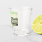 サーフバッシング、ウォーレンのポイントビーチ、リトルコンプトン ショットグラス (右)