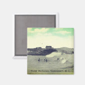 サーフバッシング、サコンネット、RI（ウォーレンズポイント、LC） マグネット (正面/裏面)