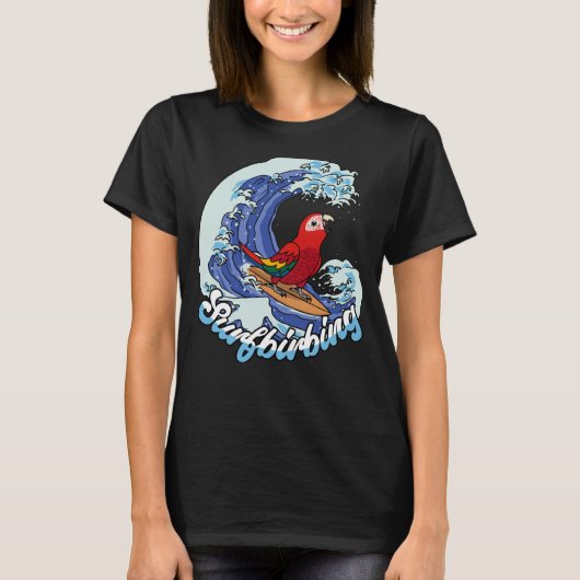 サーフバリーパロットアイスクリートマカオ Tシャツ (正面)