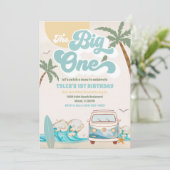 サーフバンビーチバースデー招待状 招待状 (スタンド正面)