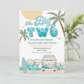 サーフバンビーチバースデー招待状 招待状 (スタンド正面)