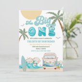 サーフバンビーチバースデー招待状 招待状 (スタンド正面)