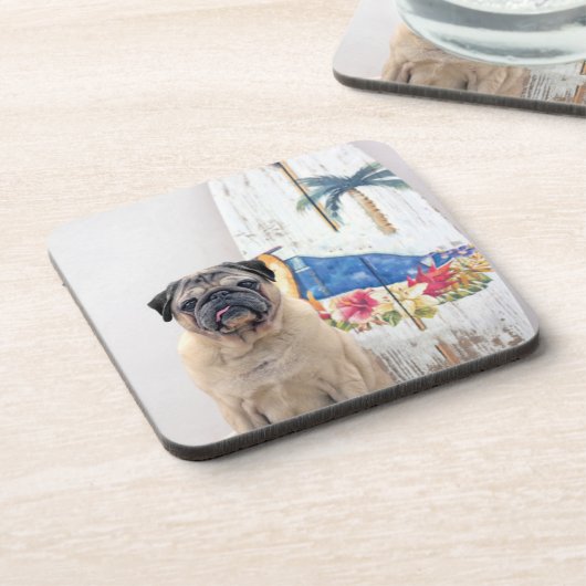 サーフパグ コースター (左側)