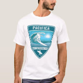 サーフパシフィカカリフォルニア Tシャツ (正面)