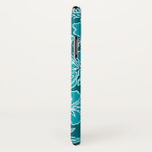 サーフパラウハワイアンハイビスカスサーフィンティール（緑がかった色） Case-Mate iPhoneケース (裏面/右)