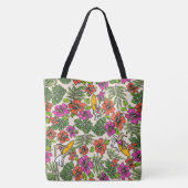 サーフパラオハワイアンハイビスカスサーフィンビーチバッグ トートバッグ (裏面)