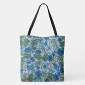 サーフパラオハワイアンハイビスカスサーフィンビーチバッグ トートバッグ (裏面)