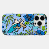 サーフパラオハワイアンハイビスカスサーフィンブ数々のース Case-Mate iPhoneケース (裏面 (横))
