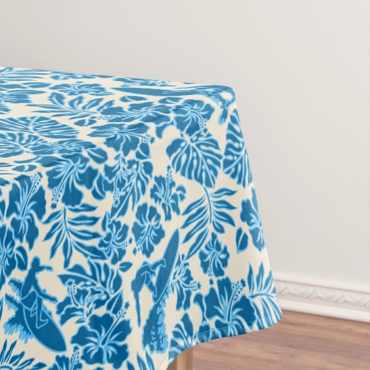 サーフパラオハワイアンハイビスカスサーフィン テーブルクロス (インサイチュ)